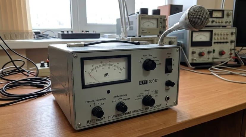 Шумомір RFT00017 для вимірювання рівня шуму