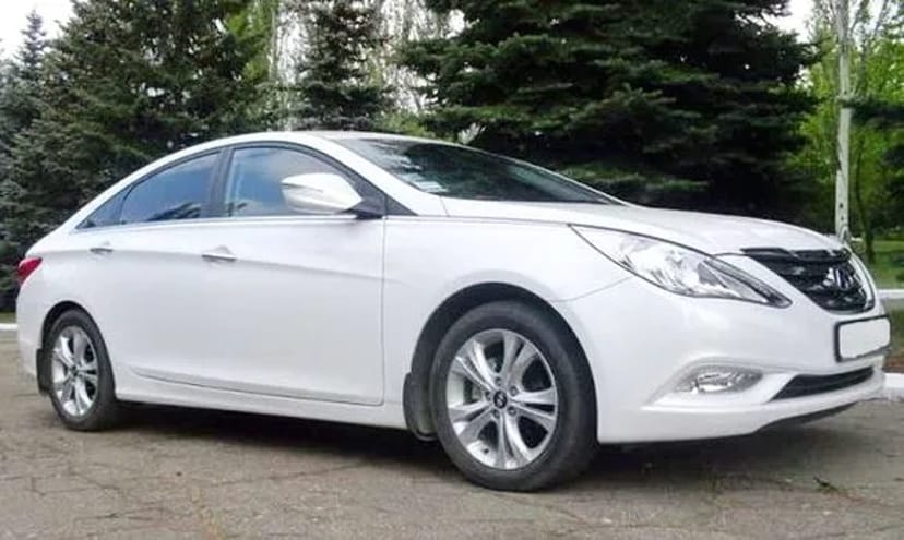 166 Hyundai Sonata біла NEW авто на весілля