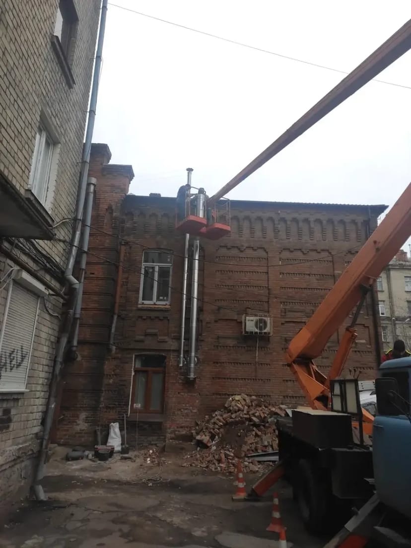 Монтаж, встановлення димоходів у Дніпрі