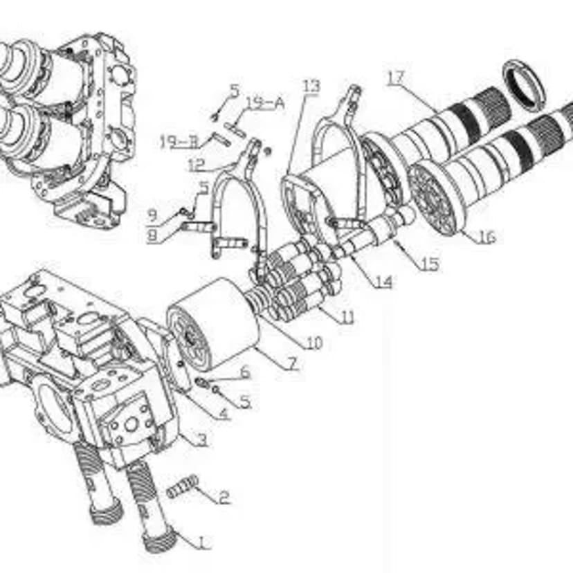 Ремонт гідронасоса HITACHI HPV050/091/102/105/116/118/125/145