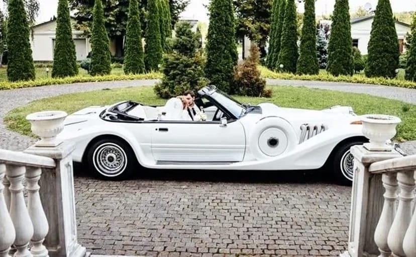 239 Ретро кабріолет білий на весілля Mitsuoka Dore 1993 рік