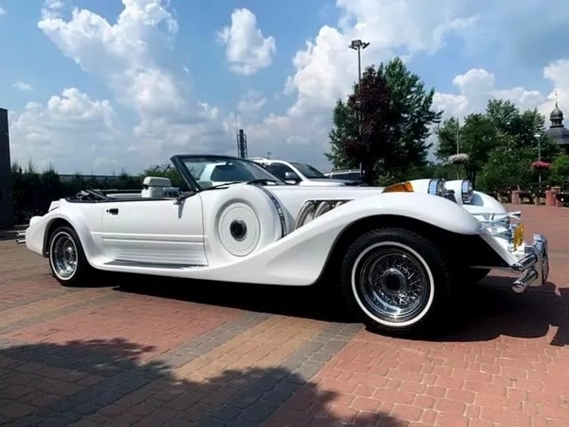239 Ретро кабріолет білий на весілля Mitsuoka Dore 1993 рік
