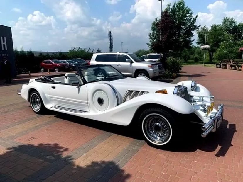 239 Ретро кабріолет білий на весілля Mitsuoka Dore 1993 рік