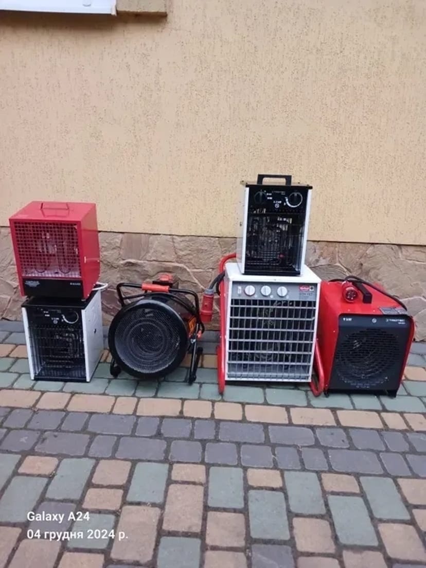 Тепловентилятор теплова гармата пушка