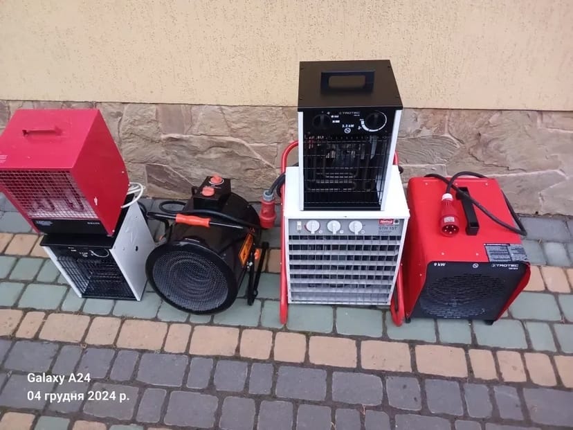 Тепловентилятор теплова гармата пушка