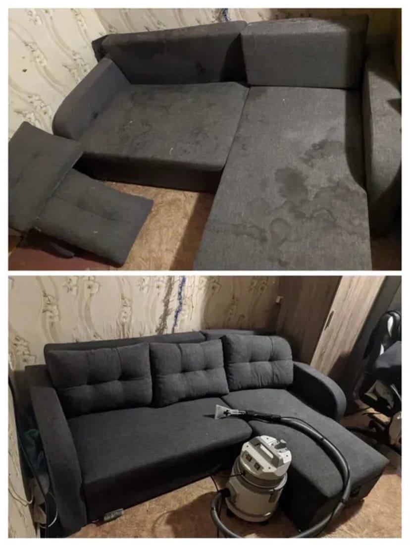 Хімчистка м'яких меблів диванів прання килимів ковроліну