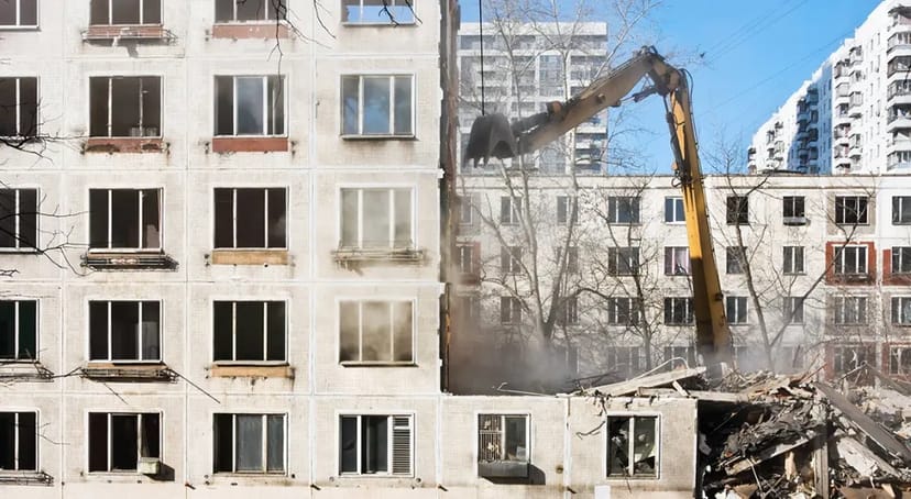 Демонтаж багатоповерхових будівель