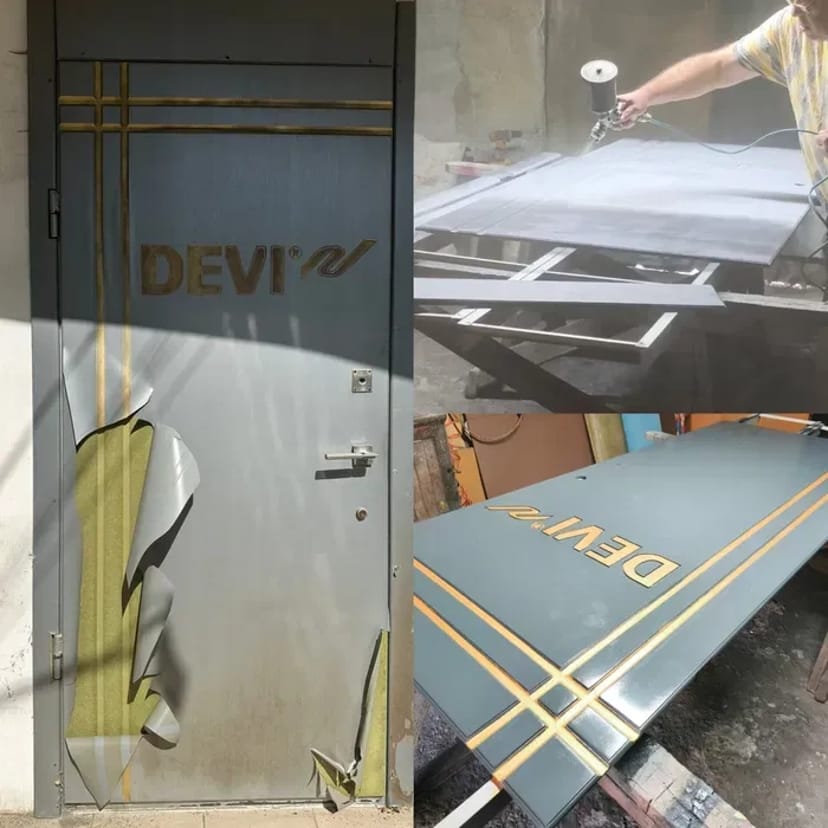 Ремонт дверей, установка входных металлических дверей