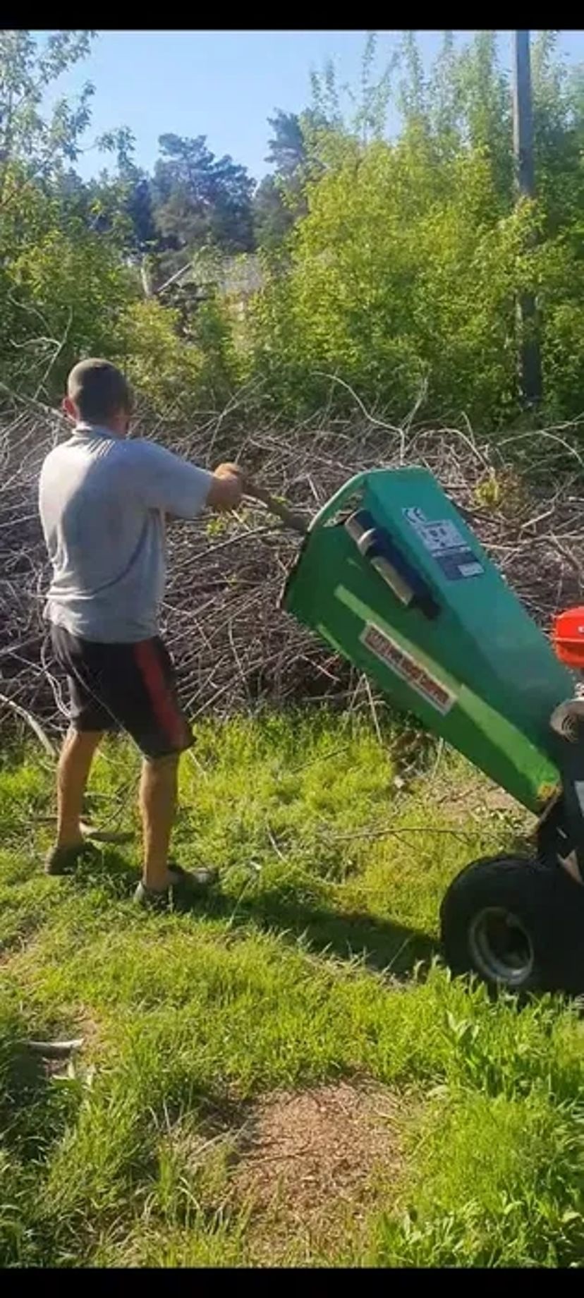 Щепоріз, дробілка, мульчер