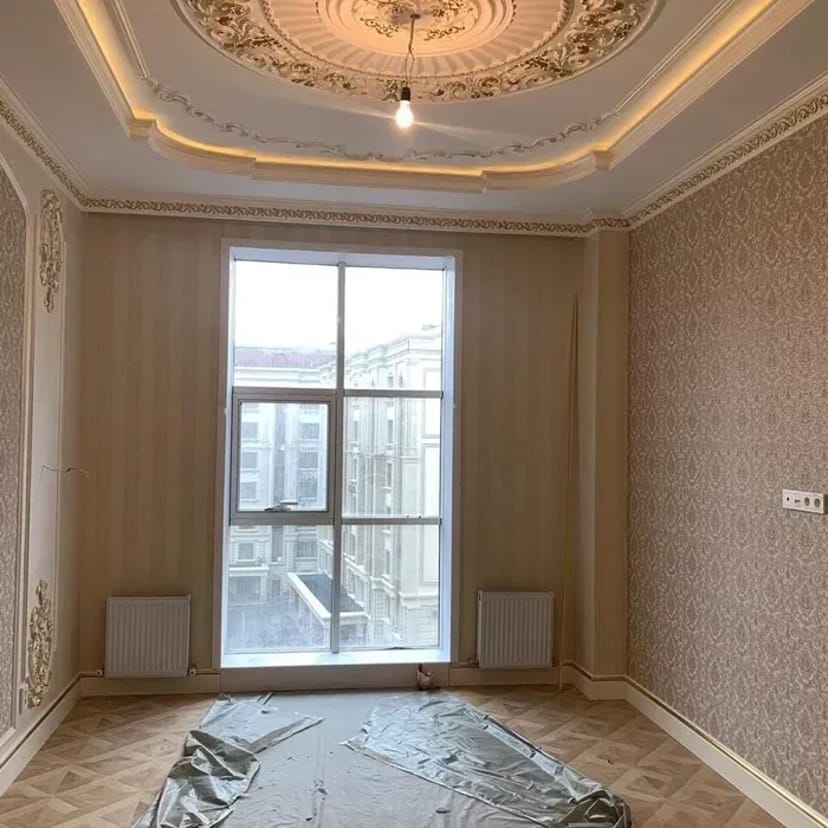 Поклейка обоев! Фото шпалери