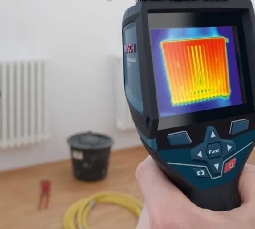 Тепловізор Bosch GTC 400 C для енергоаудиту. Точний