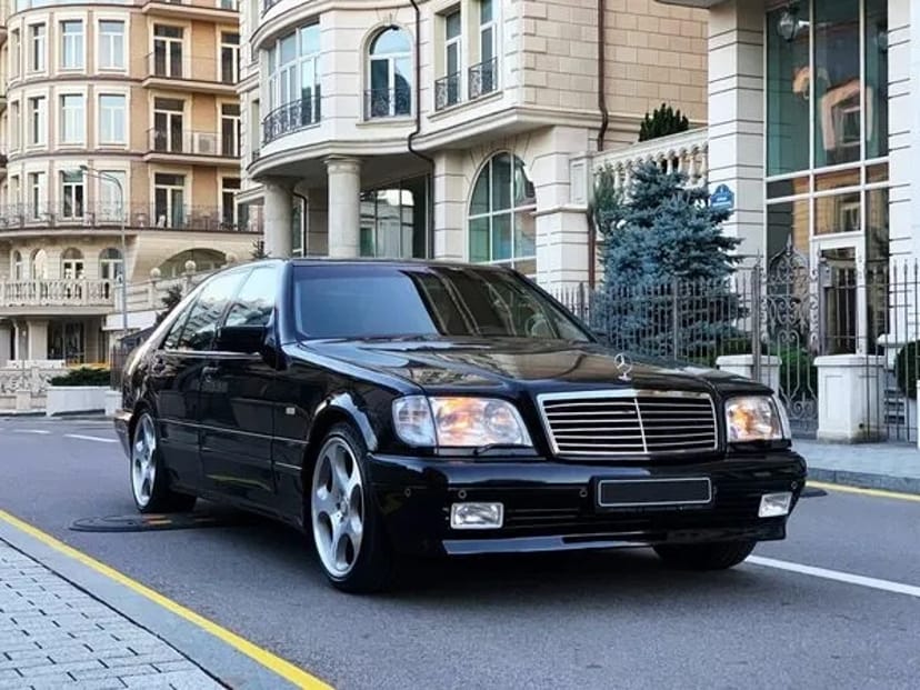 117 Mercedes Benz W140 Long S7.3 V12 Brabus кабан для весілля
