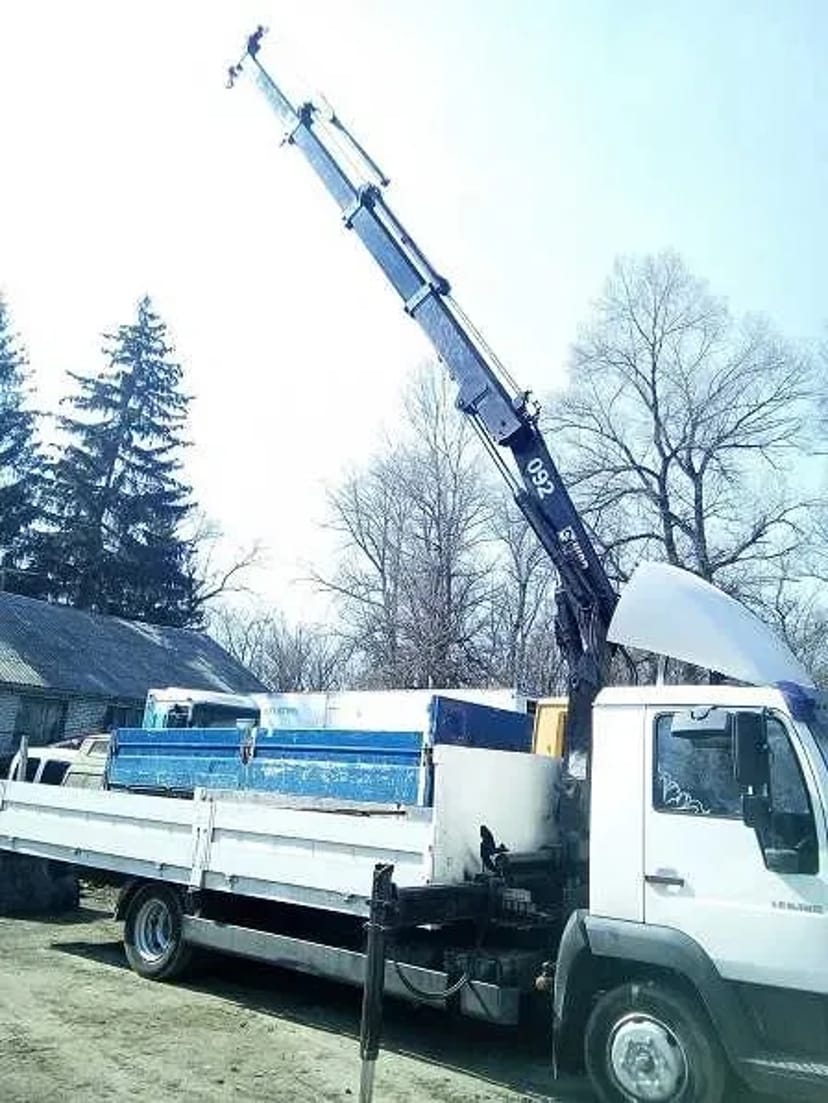 Кран Маніпулятор з причепом Київ область від 1 до 20.т Вантажоперевезення