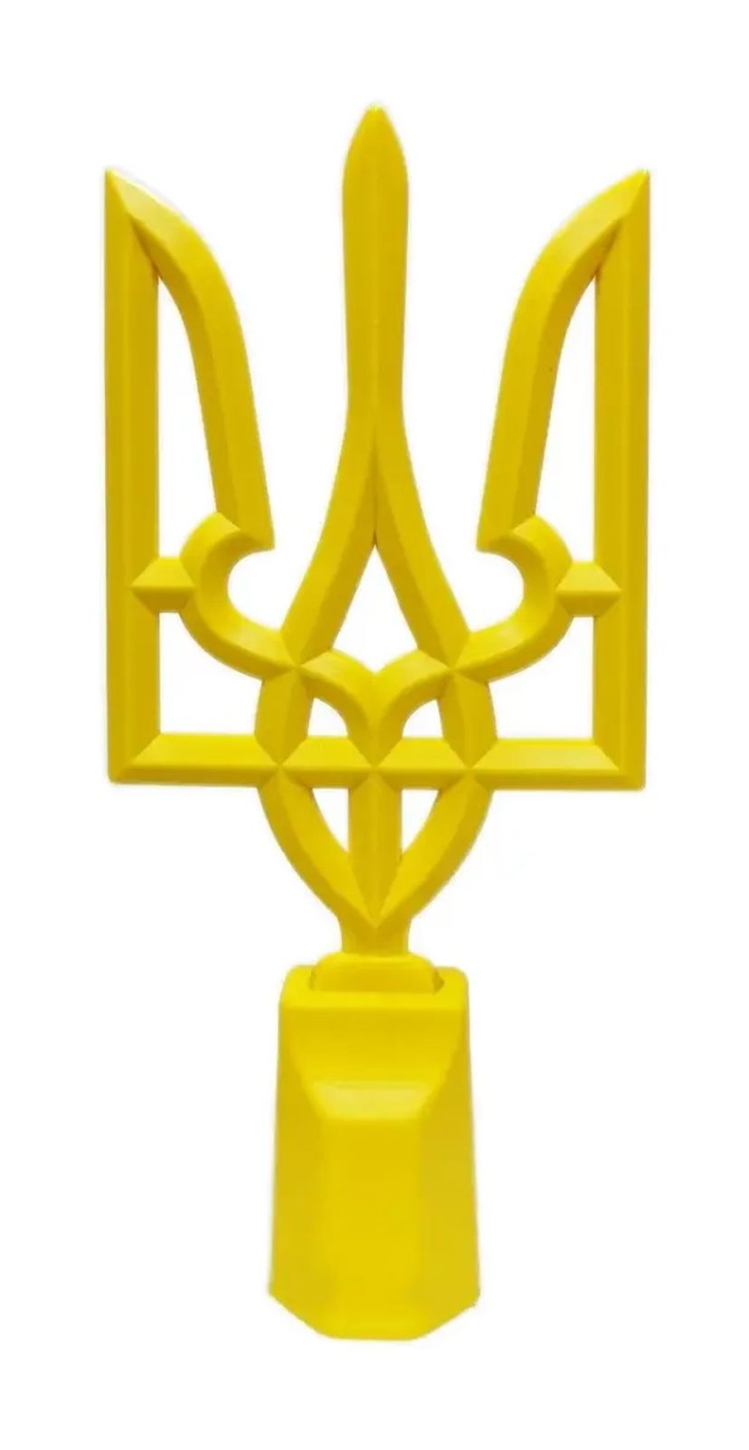 Виготовлення наконечників на прапор Тризуб Жовтий