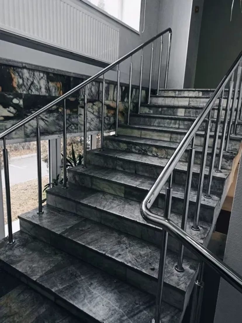 Перила з нержавійки, огородження балконів, поручні, перила для пандуса