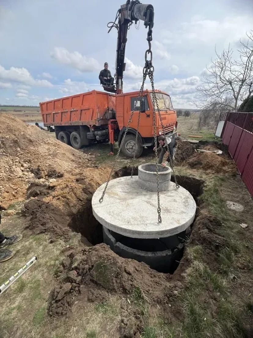 Септик под ключ, сливная яма под ключ, дренажная система