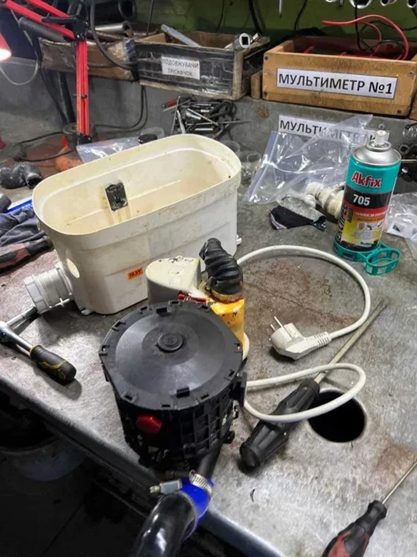 Срочный ремонт канализационных установок SFA, GRUNDFOS,WILO, SPRUT