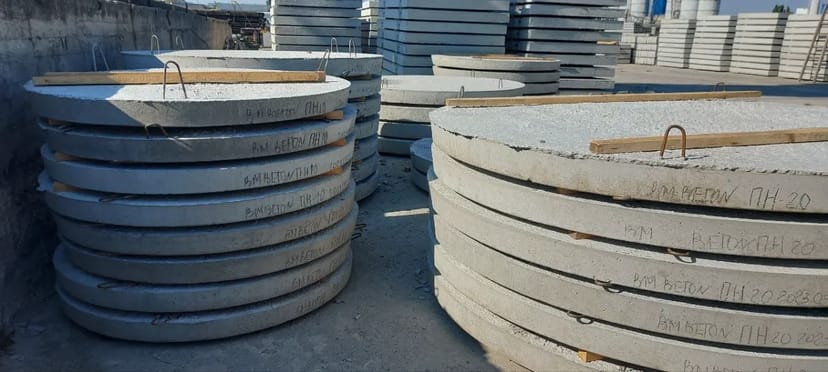 Плити днища для бетонних кілець ПН 10, ПН 15, ПН 20