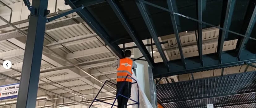 Монтаж багаторівневих платформ