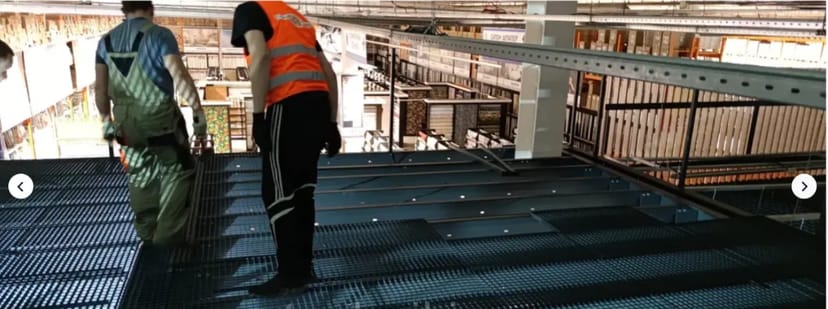 Монтаж багаторівневих платформ