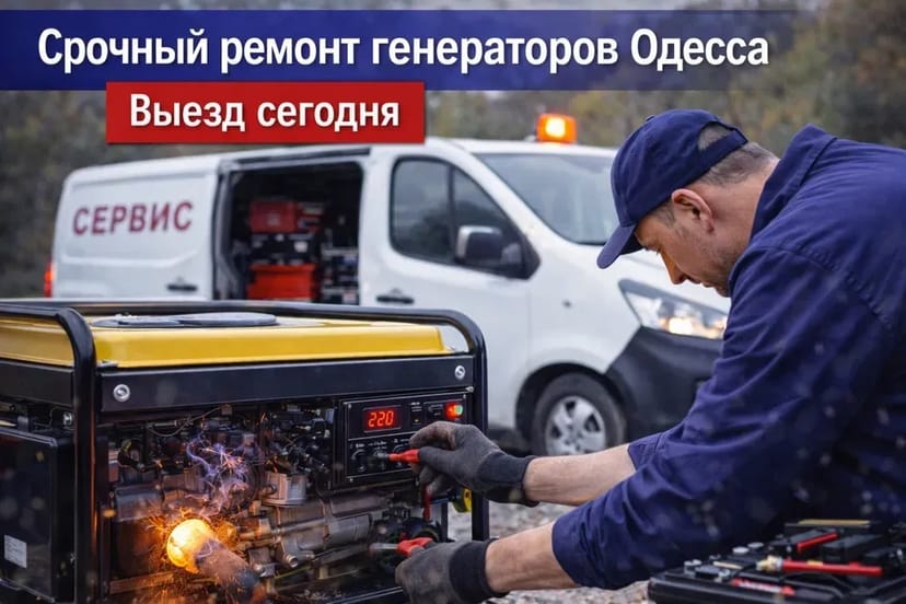 Ремонт бензинових генераторів Одеса - район Таїрова