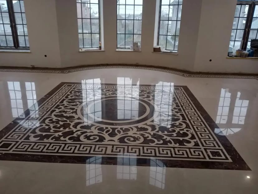 Реставрація, шліфовка, поліровка мармурових полів 550 ₴/кв.м