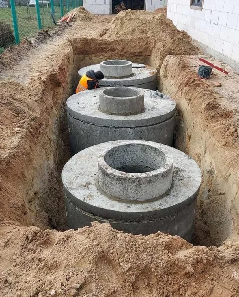 Монтаж септиків Гарантія! Бетонні кільця / Будівництво! Вигрібна яма!