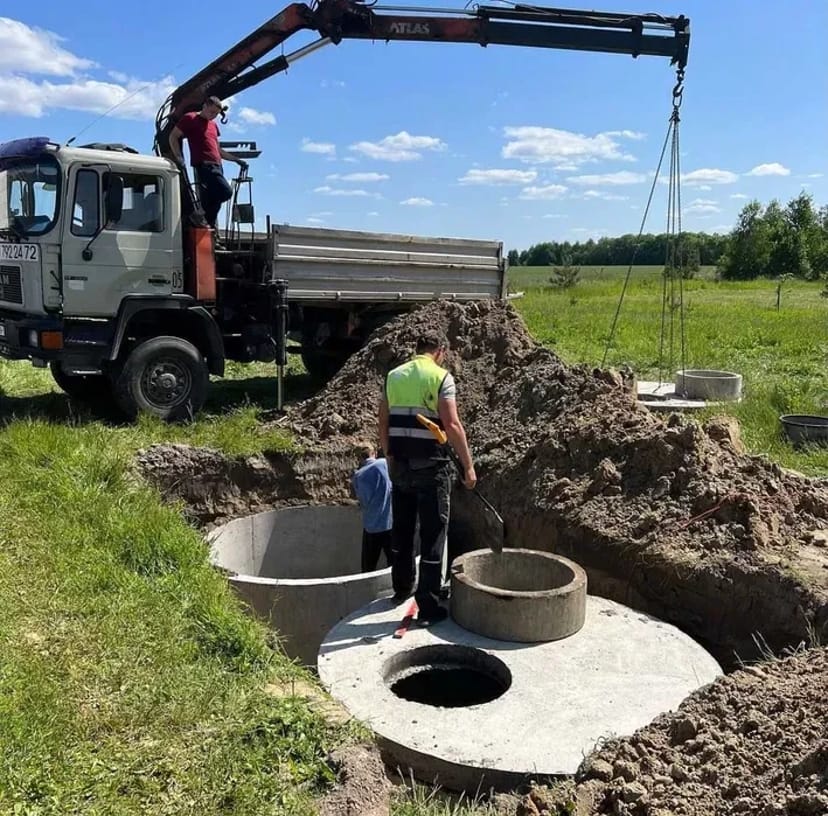 Монтаж септиків Гарантія! Бетонні кільця / Будівництво! Вигрібна яма!