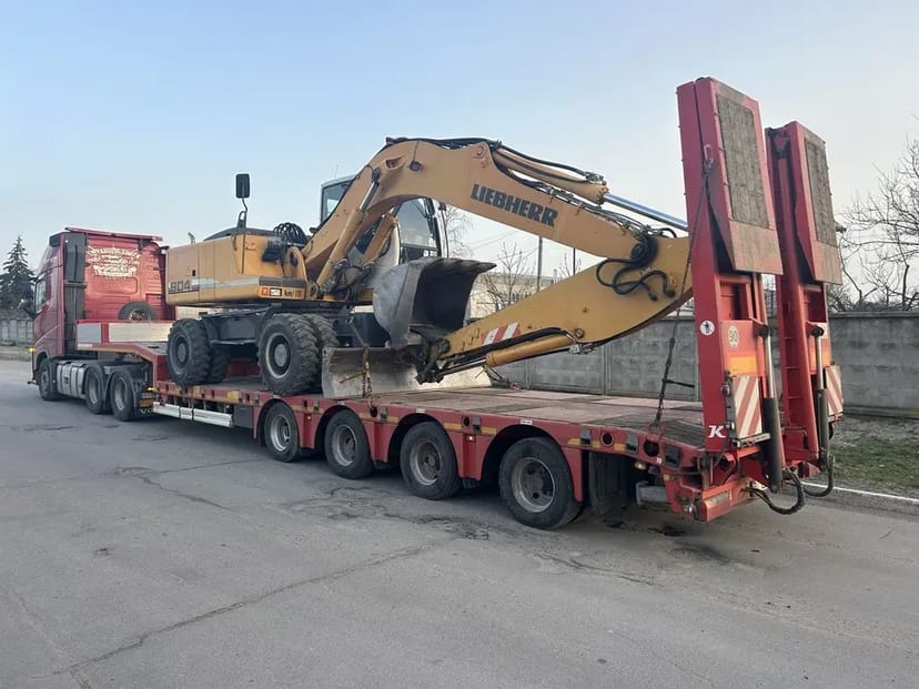 Послуги оренди повнооборотного колісного екскаватора Lidher