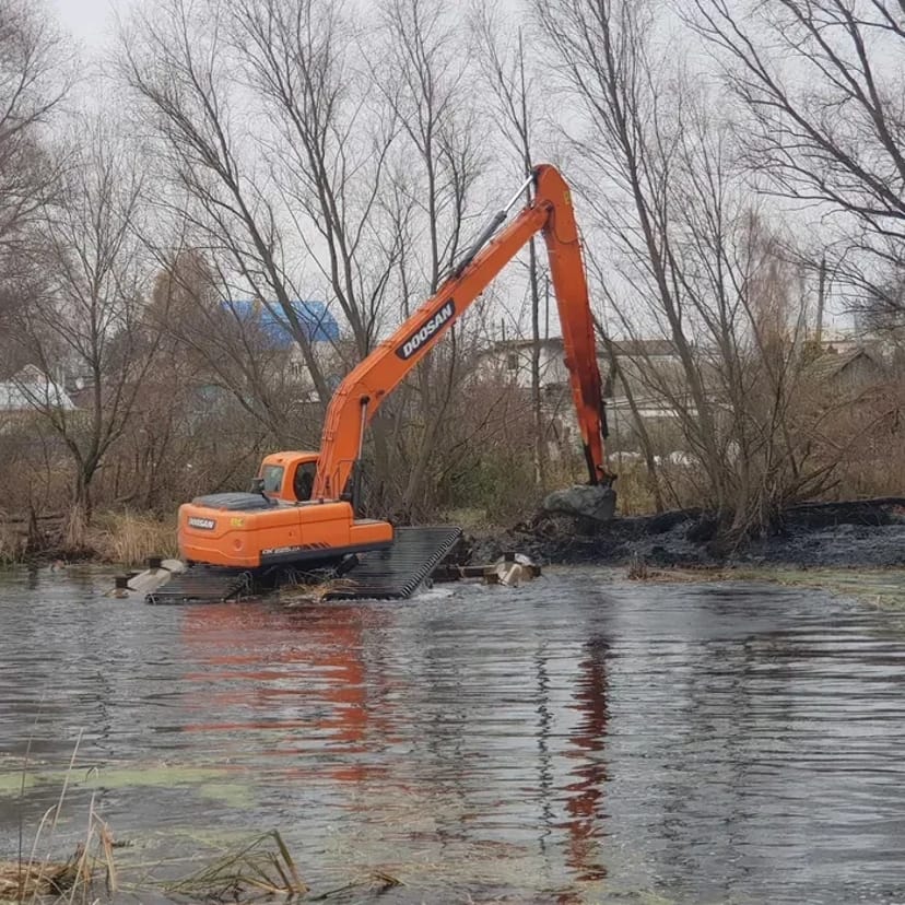 Чистка копання водойм: річок, ставків, озер, каналів, намив піску