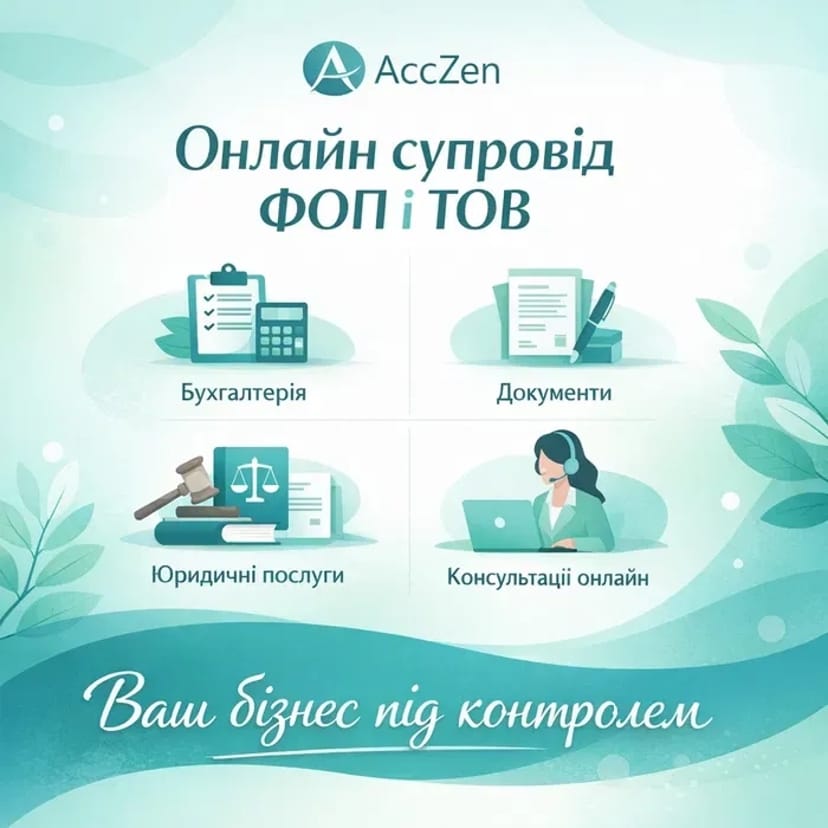 Бухгалтер для бізнесу | ФОП, ТОВ