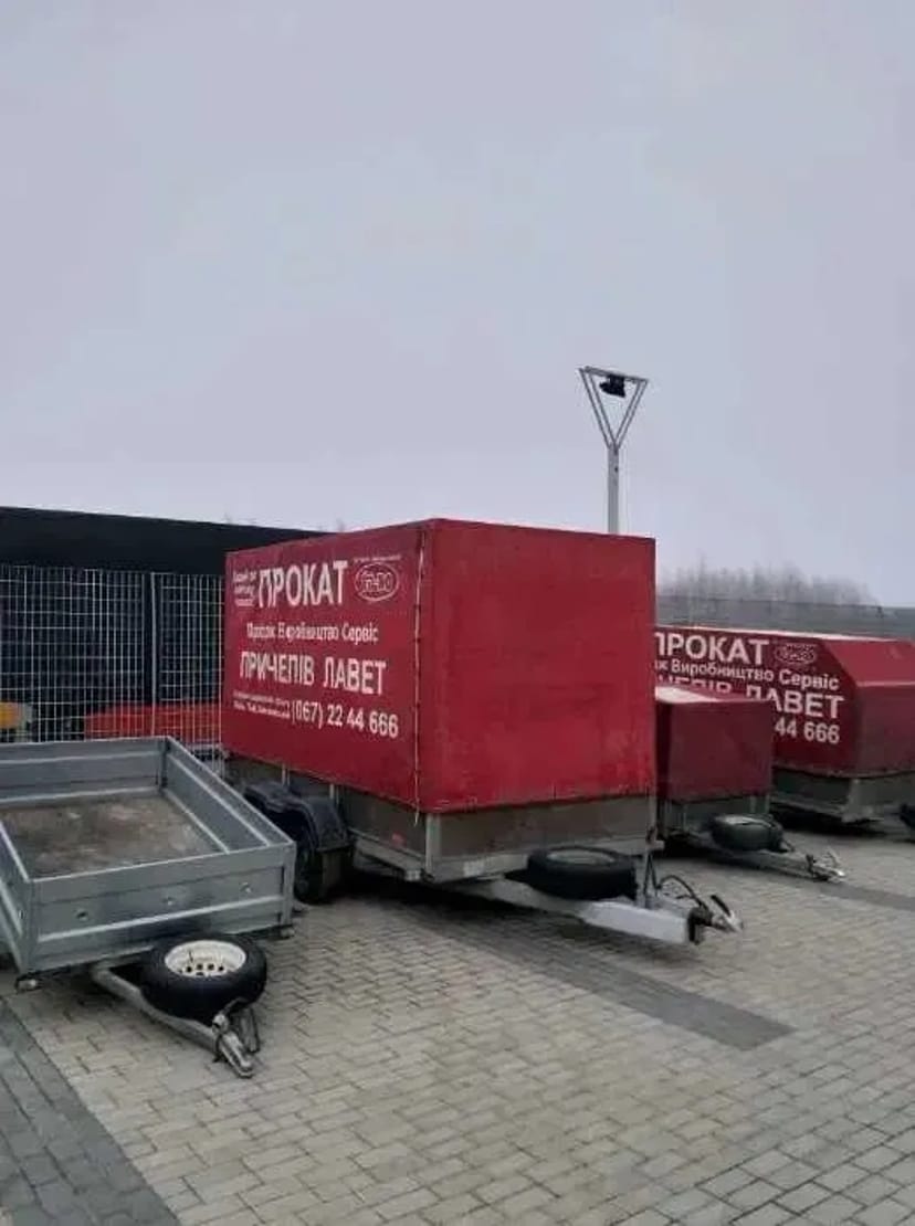 Лафети причепи