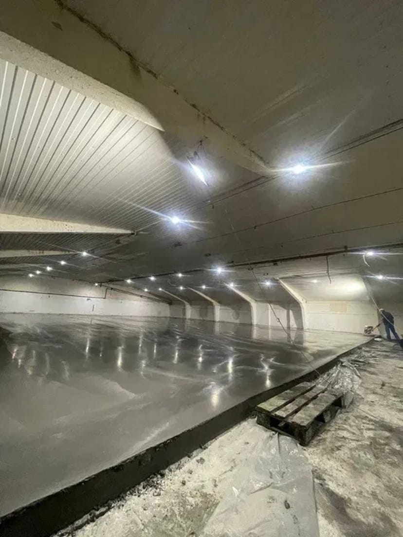 Бетонна підлога - Промислові бетонні підлоги - Полімерні для підприємств