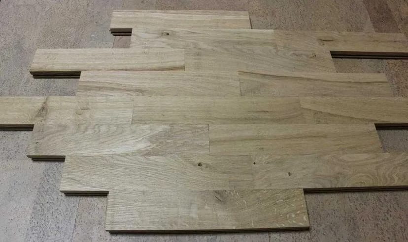 Дубовий паркет 22мм, ширина 50/60/70мм, довжина 250-500мм