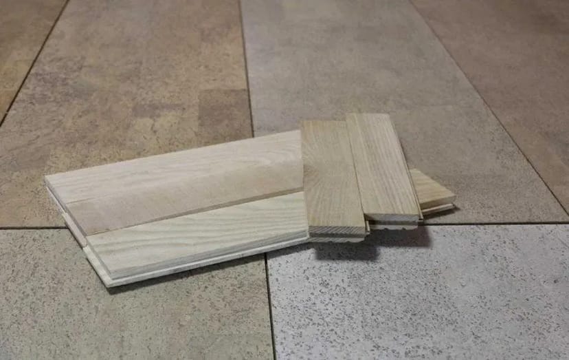 Дубовий паркет 22мм, ширина 50/60/70мм, довжина 250-500мм