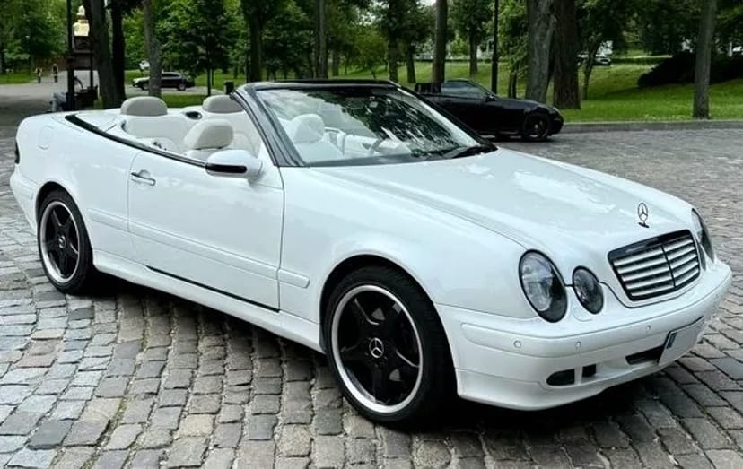 113 Кабріолет Mercedes-Benz W208 clk білий на весілля