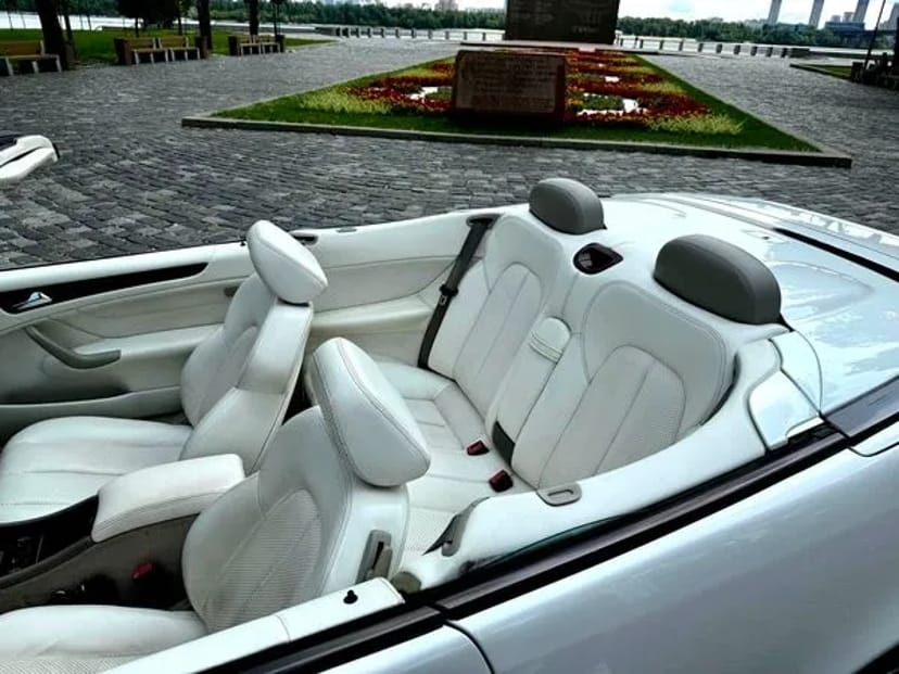 113 Кабріолет Mercedes W208 clk білий на весілля Київ