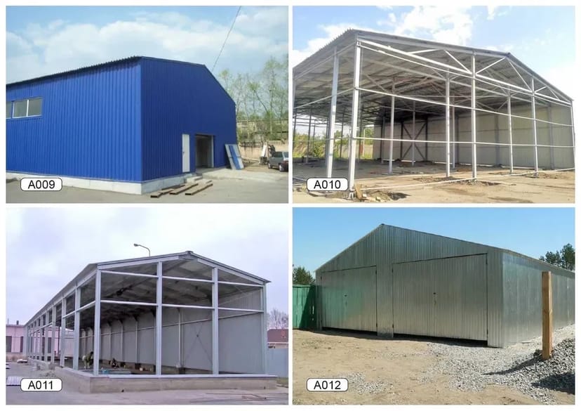 Ферми металеві, ангари, альтанки, веранди, прибудови до будинку.