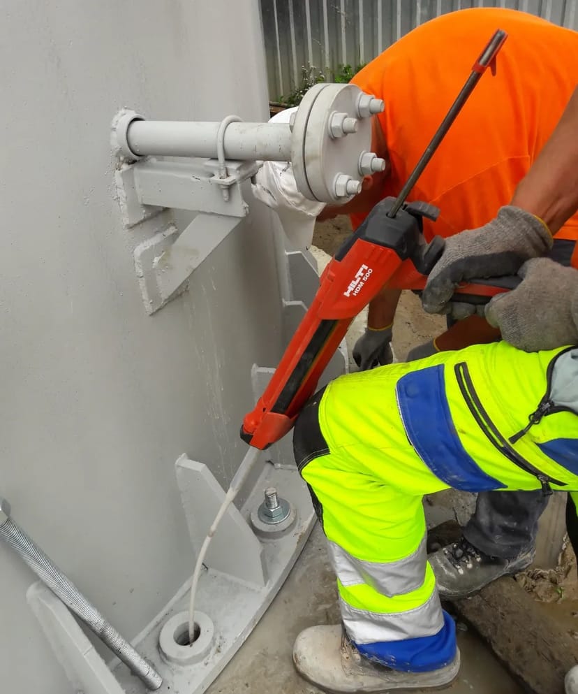 Анкерування обладнання, механізмів та будівельних конструкцій