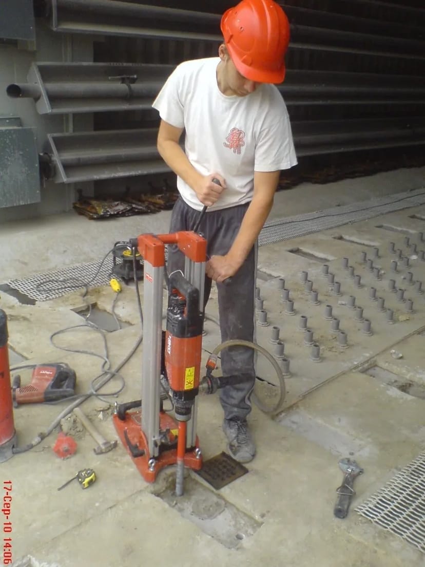 Анкерування обладнання, механізмів та будівельних конструкцій