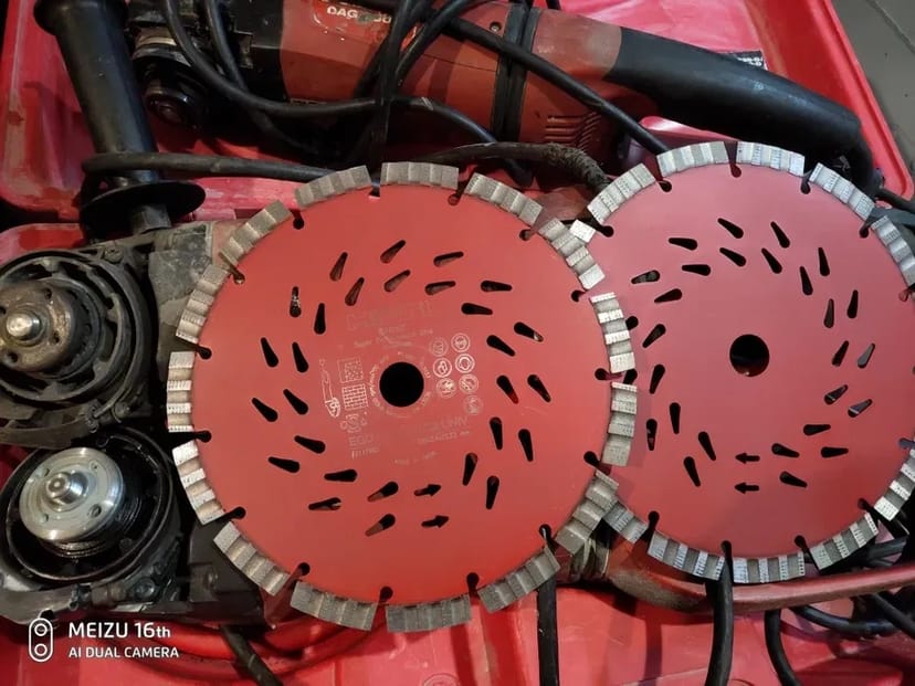 Алмазна швидка різка сверління бетону кирпича на сухо Hilti