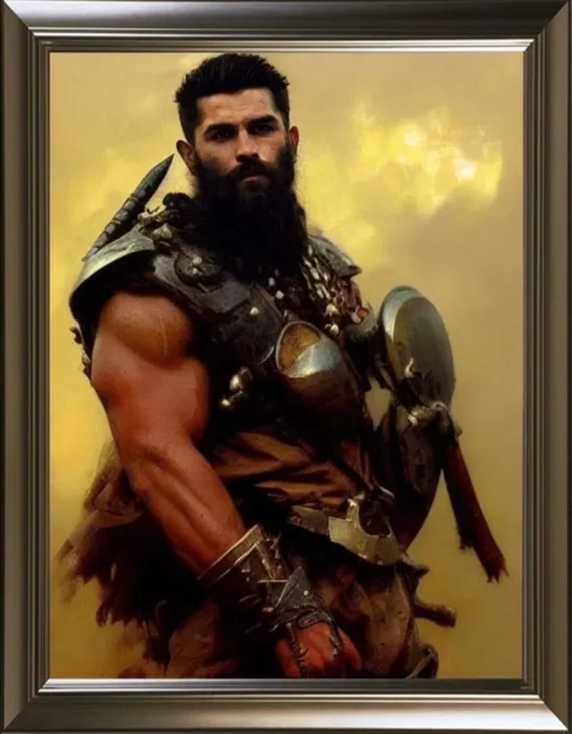 Портрет чоловічий олією на полотні