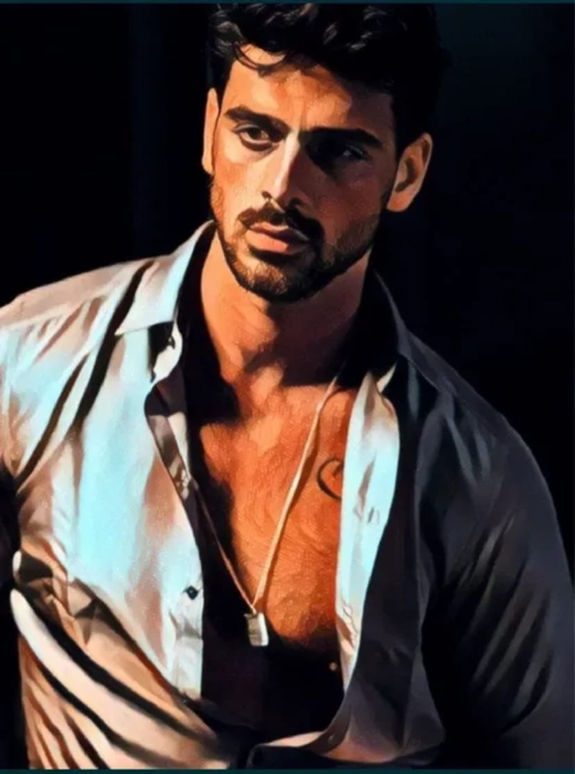 Портрет чоловічий олією на полотні