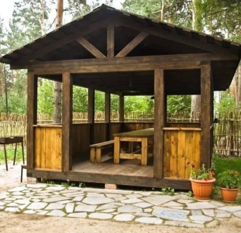 Альтанки дерев'яні, дерев'яні балкони з дерева обухів київ