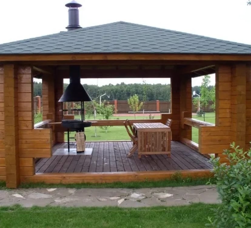 Альтанки дерев'яні, дерев'яні балкони з дерева обухів київ