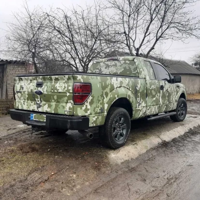 Камуфляж авто, камуфляжна плівка