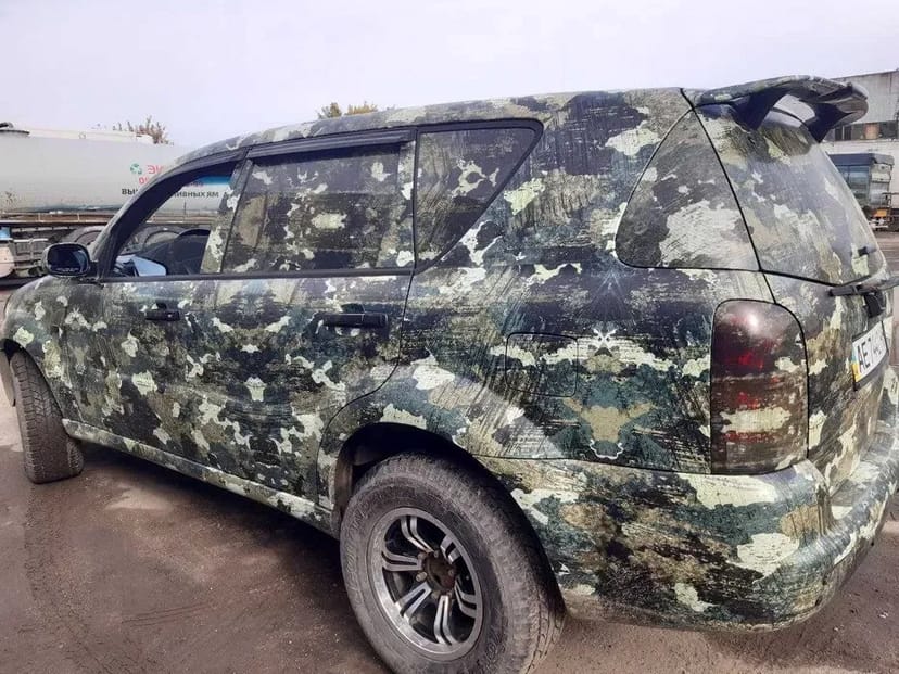 Камуфляж авто, камуфляжна плівка