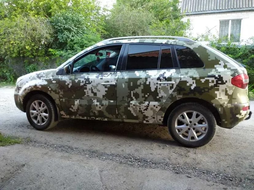 Камуфляж авто, камуфляжна плівка