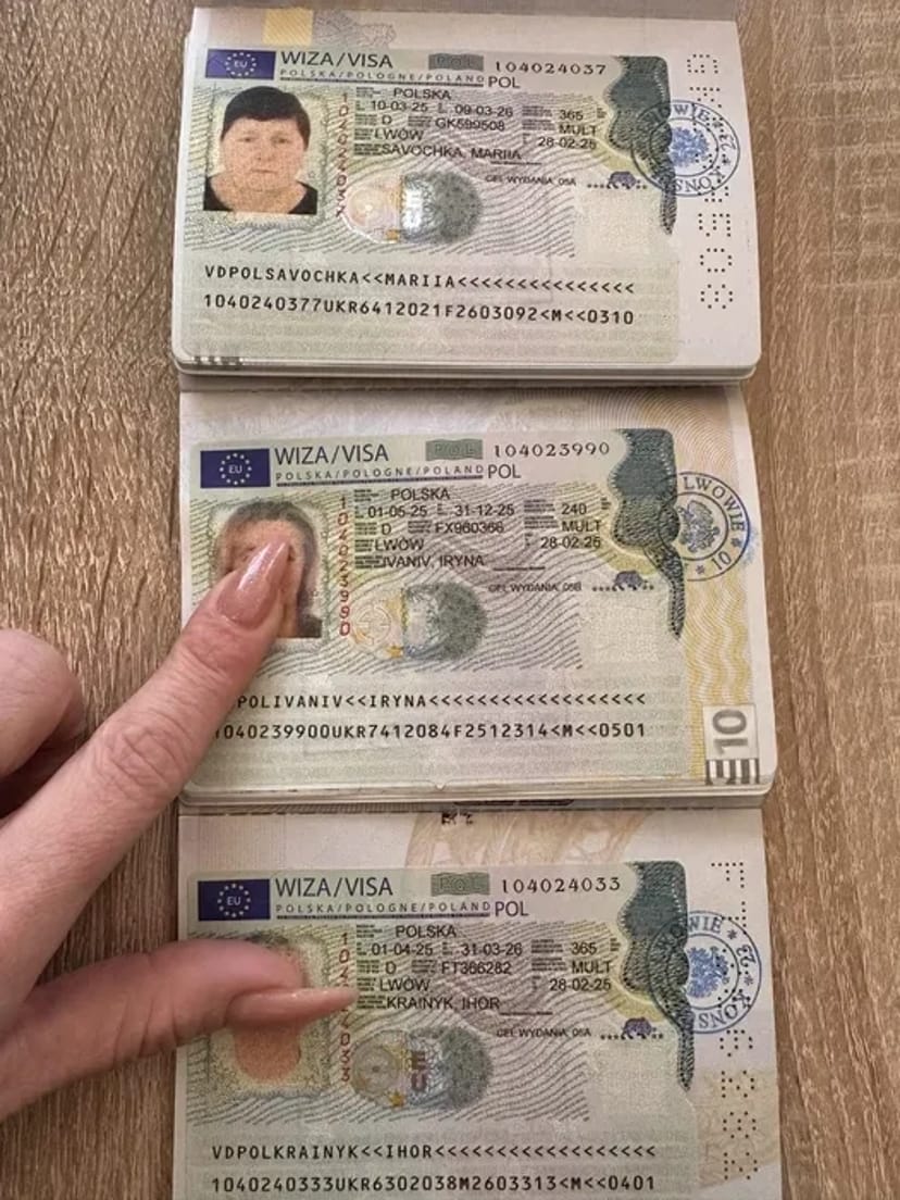 Польська робоча віза, віза без присутності від 3500 грн