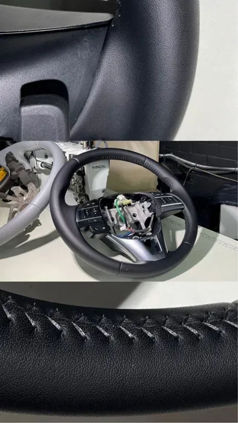 Реставрация кожи авто. Покраска сидений ,покраска руля, пластика